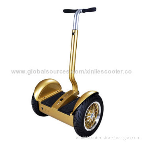 Two-wheel Self Balancing Electric Transportation Vehicle Gold E Scooter
